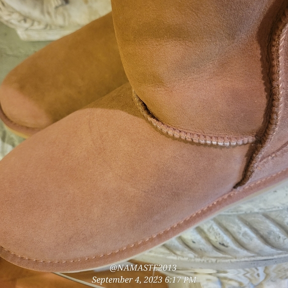 Australia Luxe Collective Spartan Tall Suede Shearling Moto Gladiator Boot #501 - Picture 11 of 15